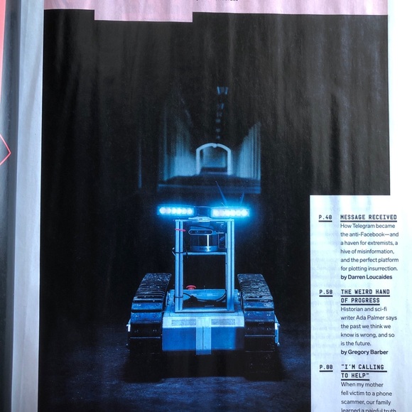 WIRED Magazine March 2022 How the TELEGRAM Became the Anti-Facebook-&... - Picture 2 of 4